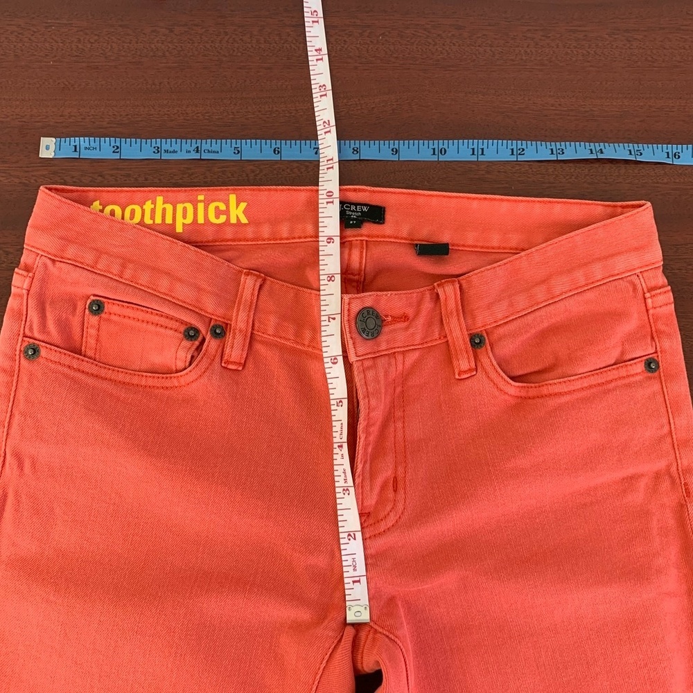 EUC J Crew Toothpick Skinny Leg Jeans - Picture 2 of 7